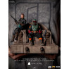 Star Wars The Mandalorian - Figure Boba Fett alone or Boba Fett & Fennec, on Throne Art Scale