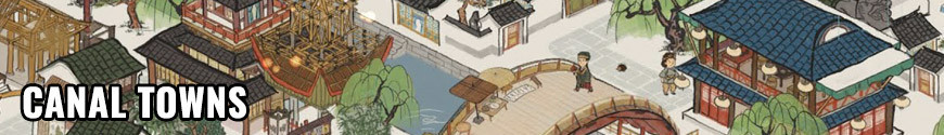 Figures and merchandising products Canal Towns