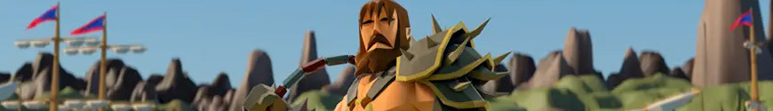Figures and merchandising products Old School RuneScape