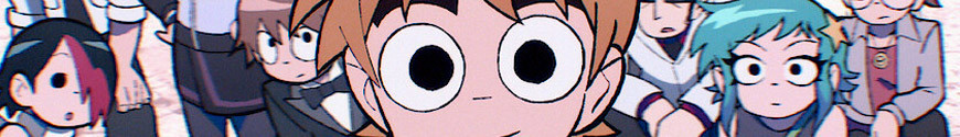Figures and merchandising products Scott Pilgrim