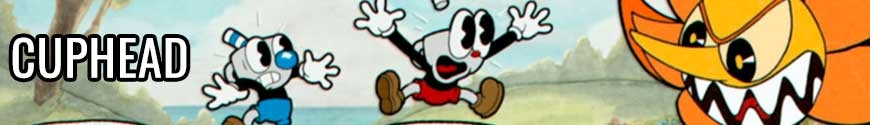 Figures Cuphead and merchandising products