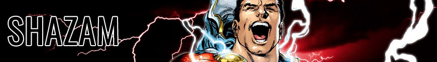 Figures Shazam and merchandising products